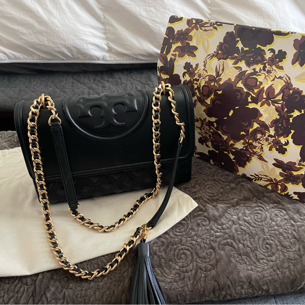 Tori Burch FLEMING CONVERTIBLE SHOULDER BAG